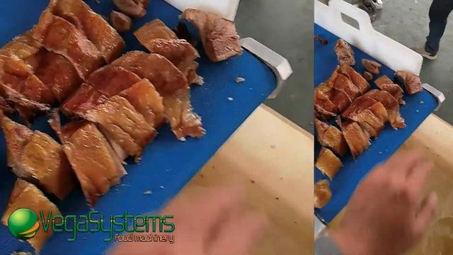 Нарезка целой курицы, свиных ног, свинина, птица, Vega Msaw H370 | Ленточная пила