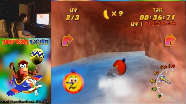 Diddy Kong Racing - Pirate Lagoon (Hover) - 1:08:81 (3 Lap) w/ 21:33 (1 Lap) by meauxdal смотреть онлайн