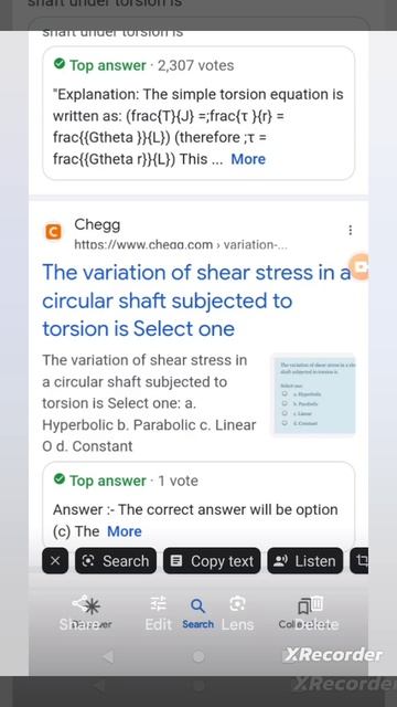 !!The variation of shear stress in circular shaft subjected to torsion is!! #shorts смотреть онлайн