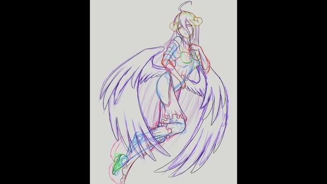 Drawing Albedo - Overlord