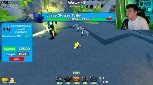 Битва в ПВП за УЛЬТИМЕЙТА toilet tower defense ROBLOX