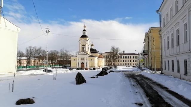 Выборг. Соборная площадь. 21.03.2021. смотреть онлайн