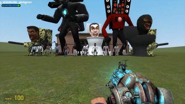 ALL NEW SKIBIDI TOILET BOSS GIANTS VS ALL CAMERA MAN AND SPEAKER MAN BOSSES In Garry's Mod! смотреть онлайн