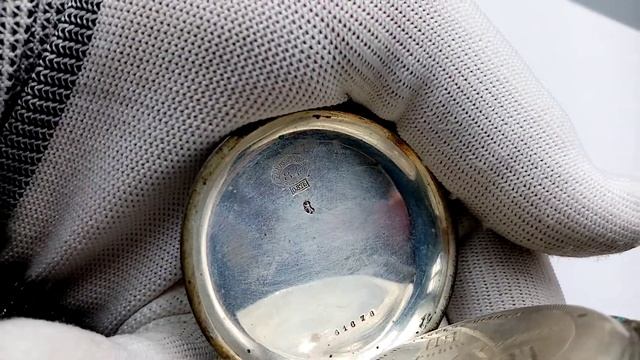 Серебряные карманные часы Швейцария Эрикссон #серебро смотреть онлайн