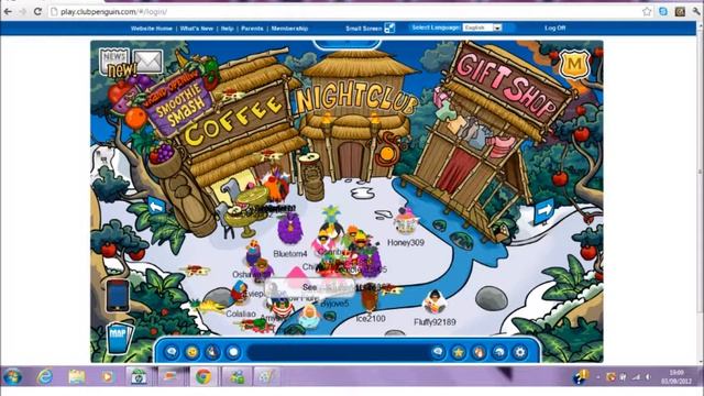 Club penguin - Why is the coffee shop on sleet is full? смотреть онлайн