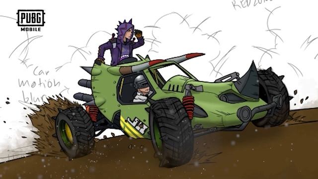 Ceratops Blitz Buggy Speedpaint | PUBG MOBILE смотреть онлайн