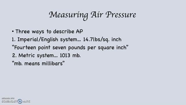 Measuring Air Pressure смотреть онлайн