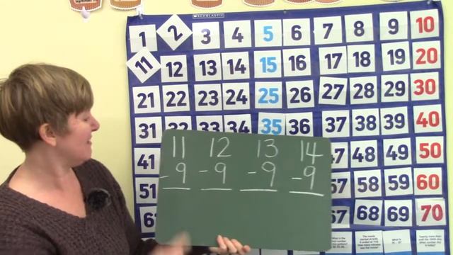 Grade 2: Math Lesson #73 Subtraction Facts Subtracting Nine смотреть онлайн