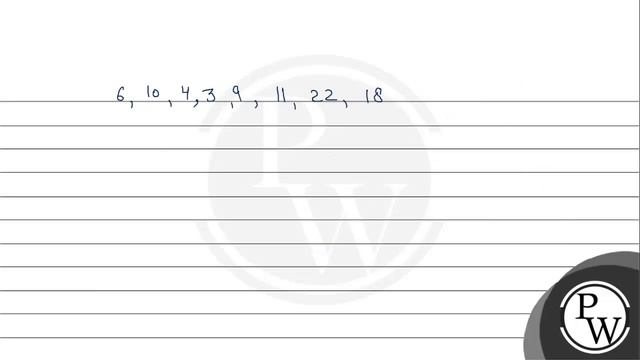 The median of the items \( 6,10,4,3,9,11,22,18 \) is (A) 9 (B) 10 (C) \( 9.5 \) (D) 11 смотреть онлайн