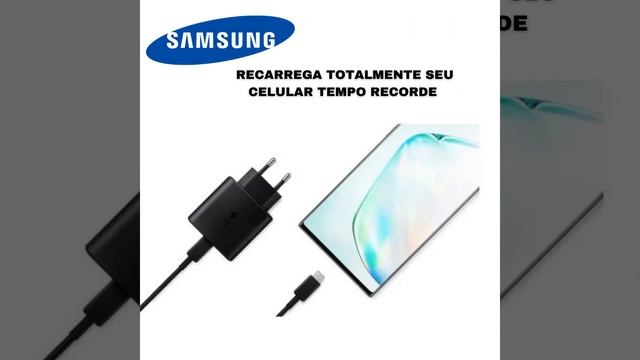 CARREGADOR SAMSUNG 45W PRETO смотреть онлайн