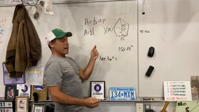 Area Of A Regular Pentagon