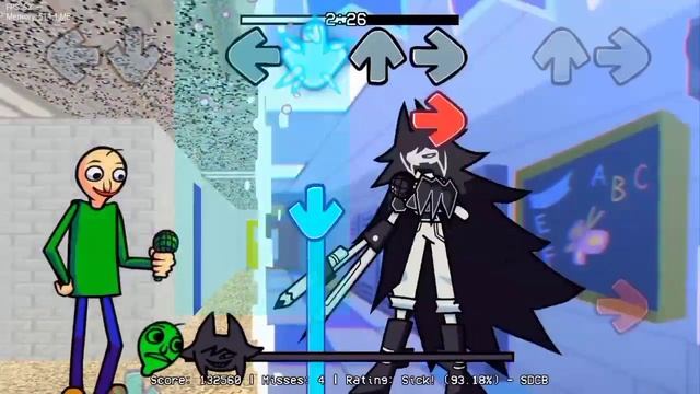 FNF Baldi VS Miss Circle on android! FNF mod on android смотреть онлайн