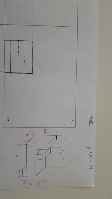 1 APA - Lezione 2 - Proiezioni ortogonali di un solido complesso 2 смотреть онлайн