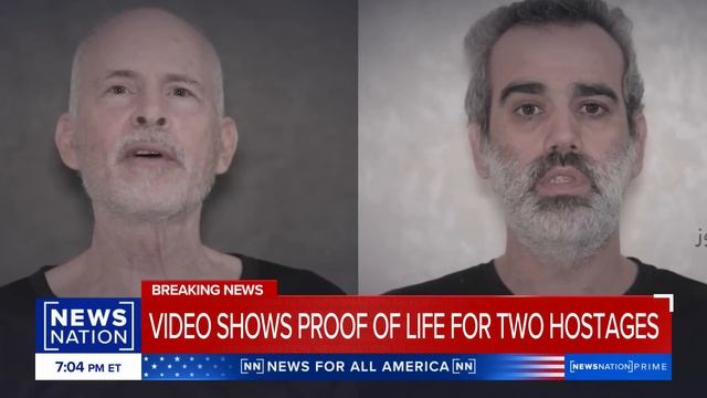 US, Israeli hostages seen in latest video issued by Hamas | NewsNation Prime смотреть онлайн