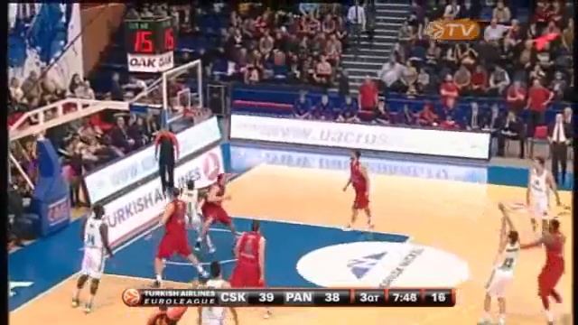 MVP Sasha Kaun - CSKA Moscow (Euro TOP 16 - Game 7) смотреть онлайн