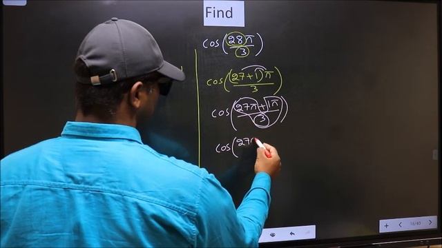 Find trigonometry angle cos(28π/3) = ? смотреть онлайн
