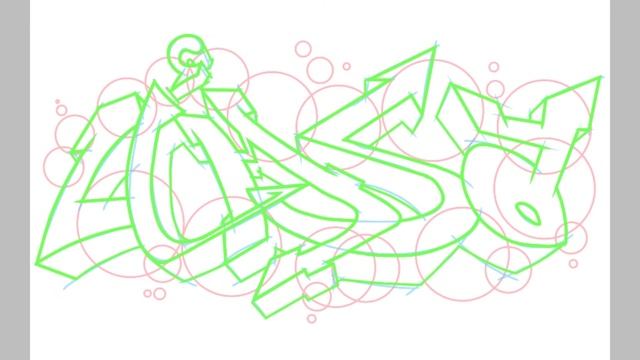 Graffiti Illustration Combined Font