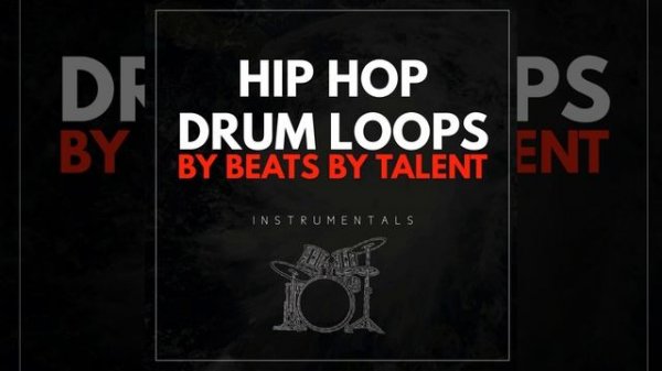hip hop drum loop bpm 135 (Full Drum Track)