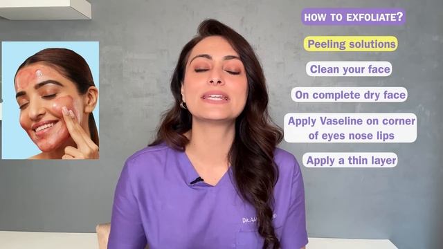 How to Exfoliate skin| Watch this before using any peels, AHA, BHA on your skin| Dermatologist смотреть онлайн