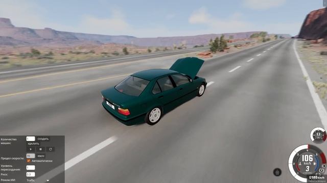 Оторвется ли НЕ ЗАКРЫТЫЙ КАПОТ на скорости в BeamNG Drive? смотреть онлайн