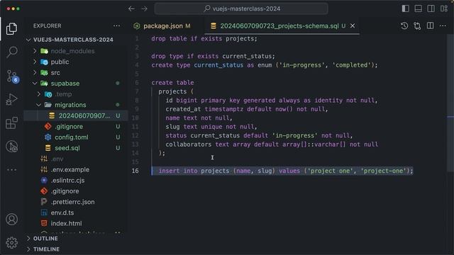 22 Create Supabase Database Migration Files in Vue.js смотреть онлайн