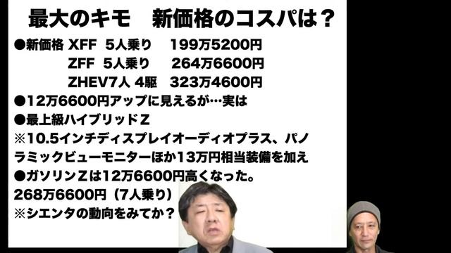 【マイチェン シエンタ 徹底分析】価格アップだけど実質価格すえ置き？ トヨタの敵はトヨタにあり!!