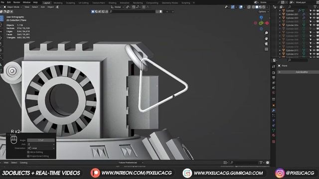 Creating this Model to See How we Compete Against AI (Blender 3D Modeling) смотреть онлайн