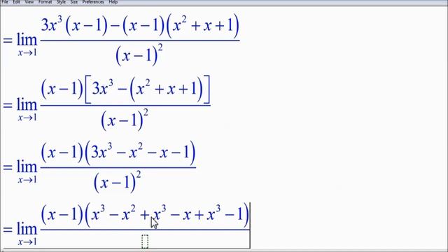 Method limit of (3x^4-4x^3+1/(x-1)^2 is 0/0 Form смотреть онлайн