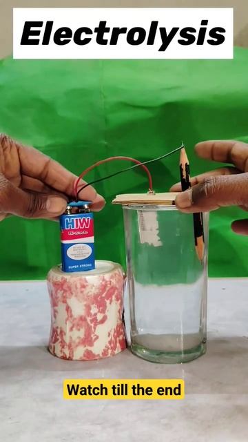 Electrolysis Of Nacl#science #experiment #ytshorts #physics #chemistry