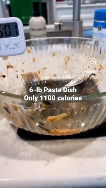 6-lb Pasta Dish Only 1100 calories! #shorts смотреть онлайн