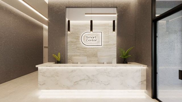 Дизайн интерьера МФК Smart Гранитная 3D — Interior Design Smart Center 3D View смотреть онлайн