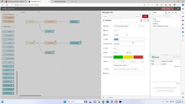 Red-Node : How to create ping monitoring tool on Windows смотреть онлайн