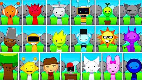 Вы видели всех персонажей в Incredibox Sprunki? смотреть онлайн