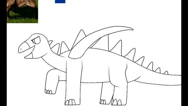 Speedpaint - countrydinosaur finnish gigantspinosaurus смотреть онлайн