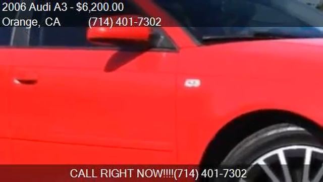 2006 Audi A3 2.0T 4dr Wagon 6M for sale in Orange, CA 92867 смотреть онлайн