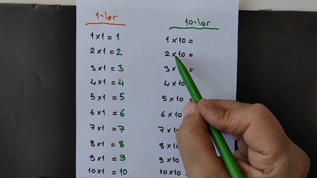 1 ve 10'LARIN ÇARPIMI || KOLAY YÖNTEMLERLE ÇARPIM TABLOSU смотреть онлайн