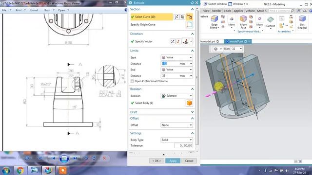#nx12 CAD #SOLID TUT смотреть онлайн
