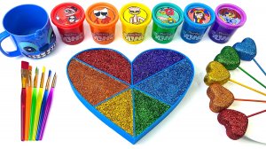 Разноцветные слаймы. Звуки АСМР для детей. Игрушки развивающие. Мультики звуки. Фокусы