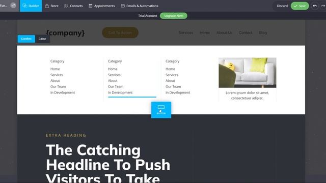 Настройки на Header в сайт.