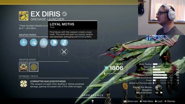 How To Unlock Ex Diris Exotic Grenade Launcher In Destiny 2 Season of the Witch смотреть онлайн