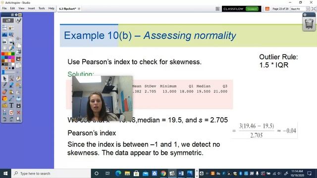 stats 6.3b notes (Determine Normal Distribution) смотреть онлайн