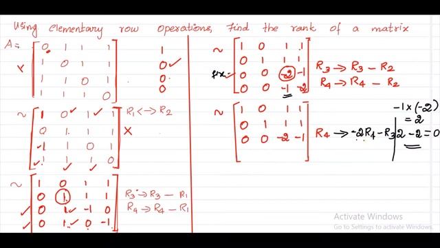 #3 #CST294 #RANK OF A MATRIX #MORE PROBLEMS#MACHINE LEARNING #S4CS #HONOURS #2019 SCHEME #KTU смотреть онлайн