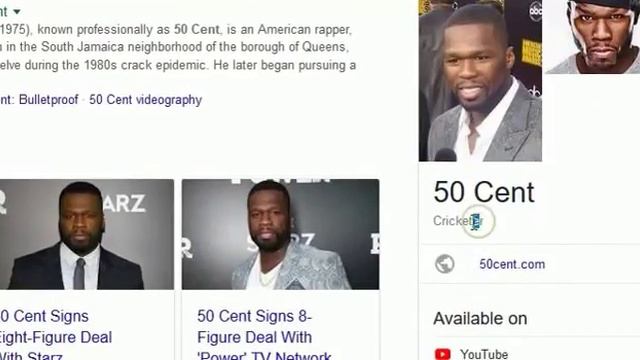 IS 50 CENT A CRICKETER ?? смотреть онлайн