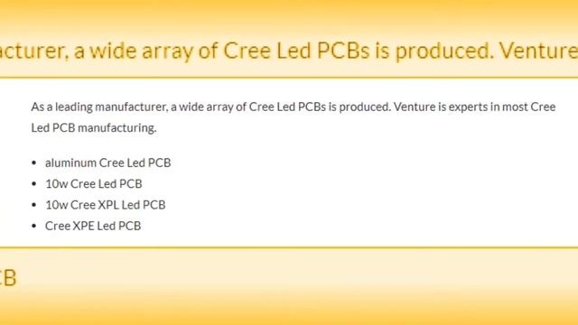Cree LED PCB смотреть онлайн