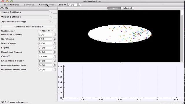 Particles simulation without gravity (bouncing inside an ellipse) смотреть онлайн
