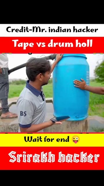 Tape से drum ke holl को रोका 😲 #shorts #viral #mrindianhacker #ytshorts #expriment @MRINDIANHACKER смотреть онлайн