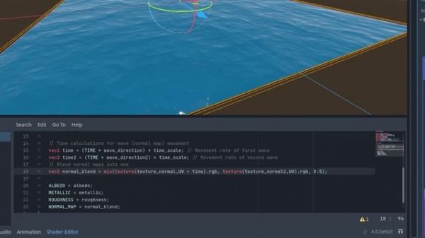 How To Create A Water Shader // Godot 4 Tutorial
