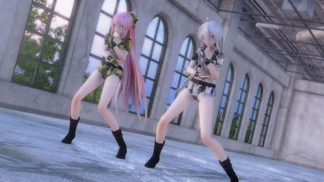 1903【MMD】Pink Lady Chameleon Army【Tda Camouflage Haku And Luka】4K 4096×2160 60fps смотреть онлайн