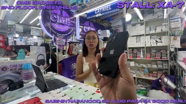 WOW IPHONE 12 MINI 15K PESOS NALANG SA GREENHILLS! IPHONE PRICE AND STOCK UPDATE! WITH CASHBACK PA смотреть онлайн