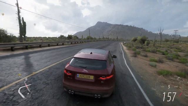 Forza Horizon 5. Jaguar F-Pace S. Realistic Driving